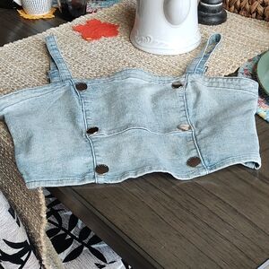 Guess Blue Denim Top